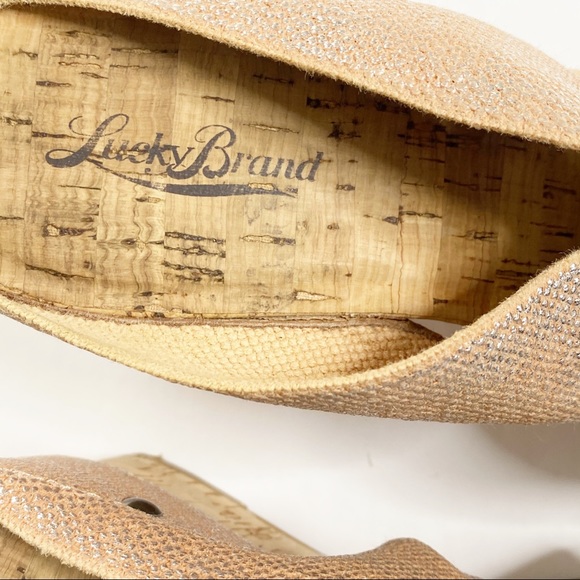 Lucky Brand Miller 2 Pink Wedge Heel Sandal - Picture 9 of 12